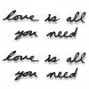 Декор для стен Надпись "Love is all you need" 42*34 см