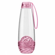 Бутылка для фруктовой воды H2O розовая